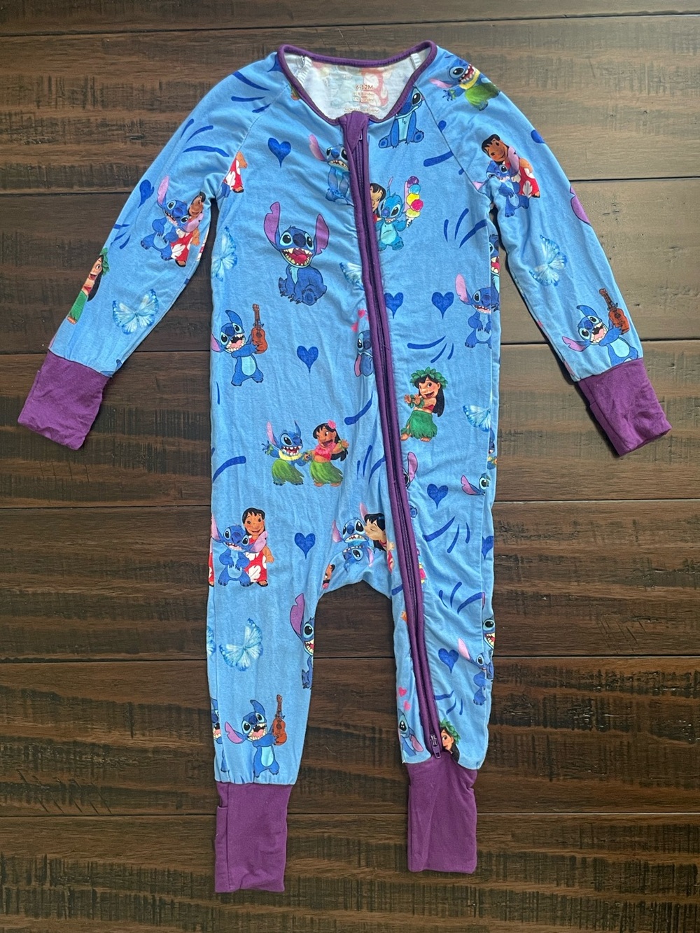 Lilo and Stitch Print Bamboo Double Zipper Sleeper